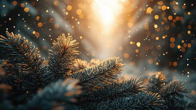 Christmas serene themed background with gentle ambiance jpeg background image