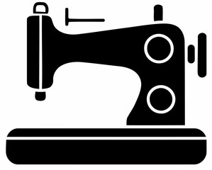 sewing machine vector illustration