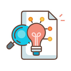 Conceptual vector illustration for business ideas and market research