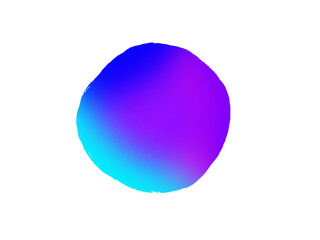  Vibrant Colorful Sphere Gradient Abstract Art.