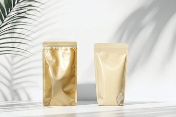 Gold foil pouches, ready for branding