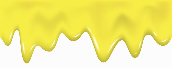 Caramel syrup, beer splash or golden sauce drips.