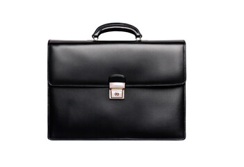 Elegant black briefcase for professionals.
