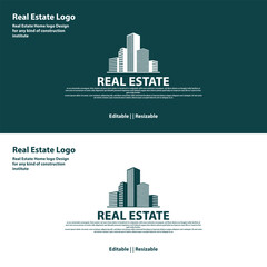 Real Estate logo template design for Real Estate company