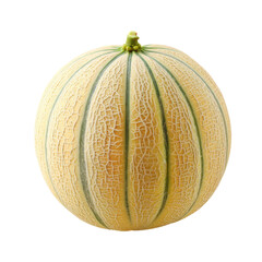 Fresh melon with textured skin and yellow hue.