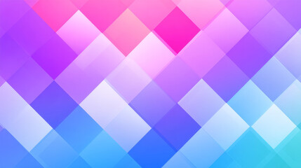 Vibrant geometric pattern featuring blend of pink, purple, and blue hues, creating visually appealing and modern design. This abstract background is perfect for various creative projects