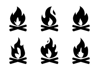 Fire icon vector set. Fire flame symbol. Flame icon collection. fireball and flame vector illustration icon set. Fire flame icon. Burning symbol. Energy illustration isolated.