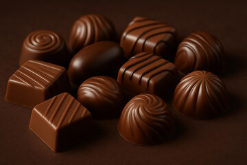 Naklejka premium Assorted Chocolate 
