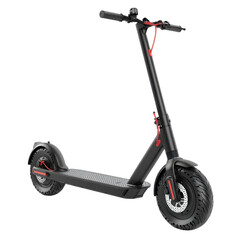 Electric Scooters isolated on transparent background.
