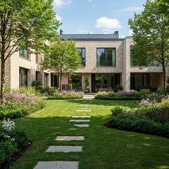 Obraz premium the house in the park