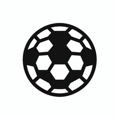  very simple flat and single minimalist Football Silhouettes in black on a white background