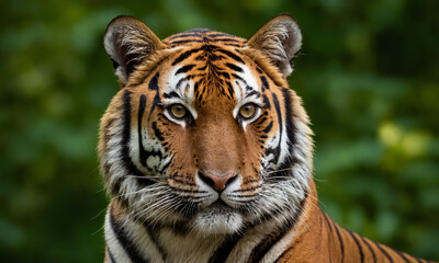 Fototapeta premium Portrait of a Sumatran tiger