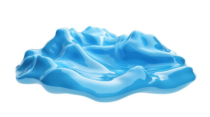 Melamine Resin 3D Illustration Realistic Isolated on White Background