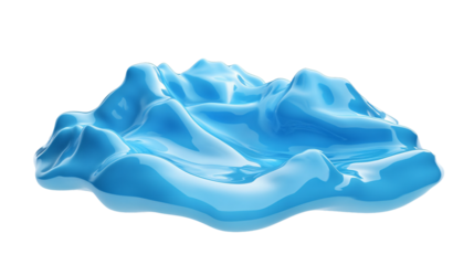 Melamine Resin 3D Illustration Realistic Isolated on White Background