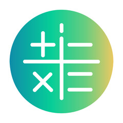calculator Gradient icon