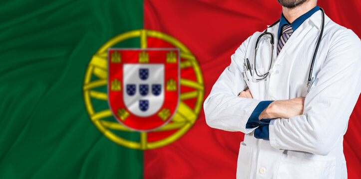 Portugal national health system. Portugal health and medical insurance concept