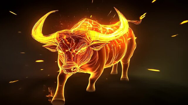 bull bull on the black bull flag