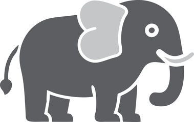 Animal Wildlife icon, cute animal icon, 