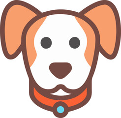 Animal Wildlife icon, cute animal icon, 