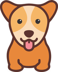 Animal Wildlife icon, cute animal icon, 