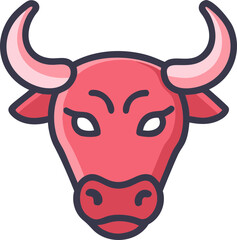 Animal Wildlife icon, cute animal icon, 