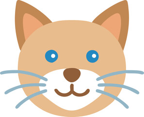 Animal Wildlife icon, cute animal icon, 