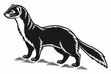 sable sihouette black vector