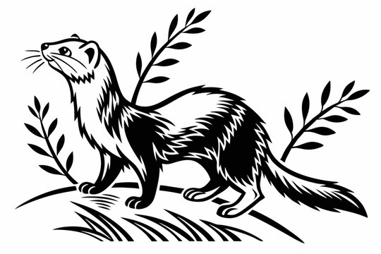 Ferret clip art preview
