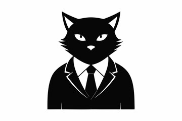 chairman sihouette black vector