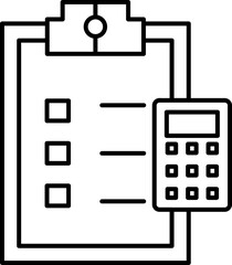 Clipboard Icon for Organization and Records