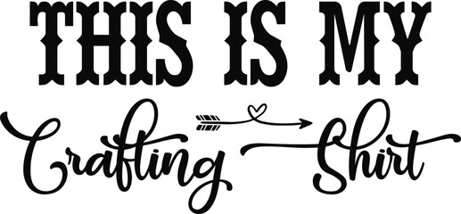Obraz premium Crafting Svg Bundle, Silhouette File, Cricut File, Svg Cuttables, Svg, Png, Hobby Svg, Sublimation, Crafting Svg, Crafting Shirt Svg, Crafters Svg, Funny Shirt Svg, Funny Craft Svg, Craft Svg, Cutting