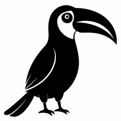 Modern Toucan Silhouette Artwork