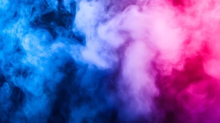 Colorful Smoke Effect Wallpaper with Vibrant Blue and Pink Hues