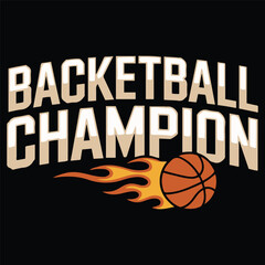 Basketball t-shirt design.