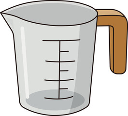 Measuring cup illustration
