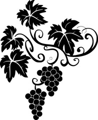 Grape svg, Grape Bunch svg, Grape Vine svg