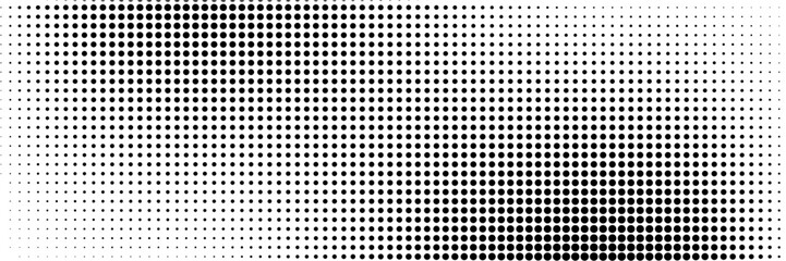 PrintBasic halftone dots effect in black and white color. Halftone effect. Dot halftone. Black white halftone. dots background
