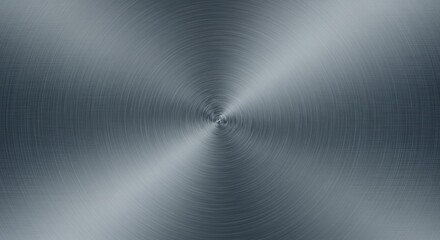 Brushed Metal Texture Background - High-resolution of a brushed metal texture with concentric circles, ideal for backgrounds and design projects. Clean and modern look