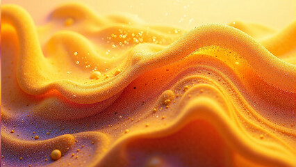 abstract fractal background with bubbles