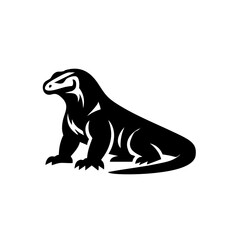 Dragon Comodo Logo Symbol Komodo Island 