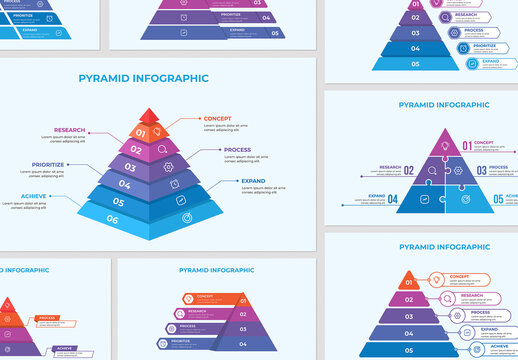 Pyramid Infographic Template
