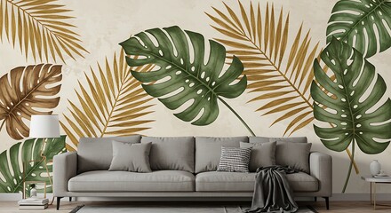 Golden Hour Tropics AI Generated