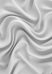 Obraz premium Silver Drape, Fluid Light AI Generated