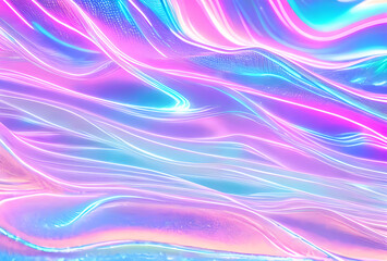 Fototapeta premium Nano future Rainbow Bright gradient background with mixed colors with tile transition, threads top. fluid, funky, futuristic, glow, glowing, grain, grunge, heaven, in good quality, generative ai
