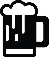beer icon isolated on white background