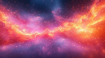 Naklejka premium Digital burst of abstract colors with radiant splashes jpeg background image