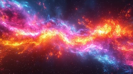 Naklejka premium Digital pulse of abstract energy with vibrant beats jpeg background image