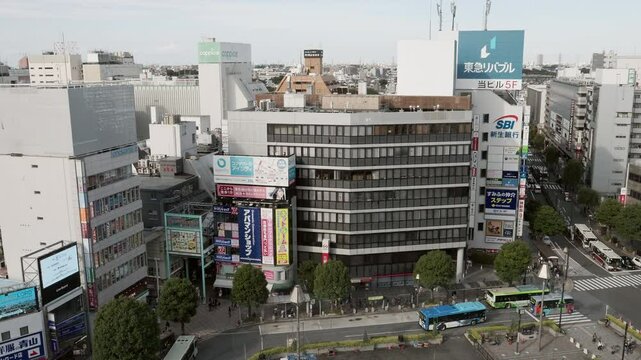 Tokyo Scene : Panoramic View of the Station Area Ranked Number One in the City People Want to Live in  |  Kichijoji, Tokyo, Japan