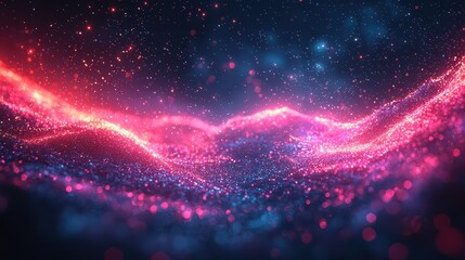 Fototapeta premium Digital sprawl in an abstract canvas with pixel trails jpeg background image