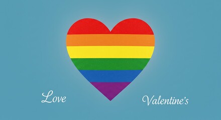 Rainbow Heartbeat of Love AI Generated